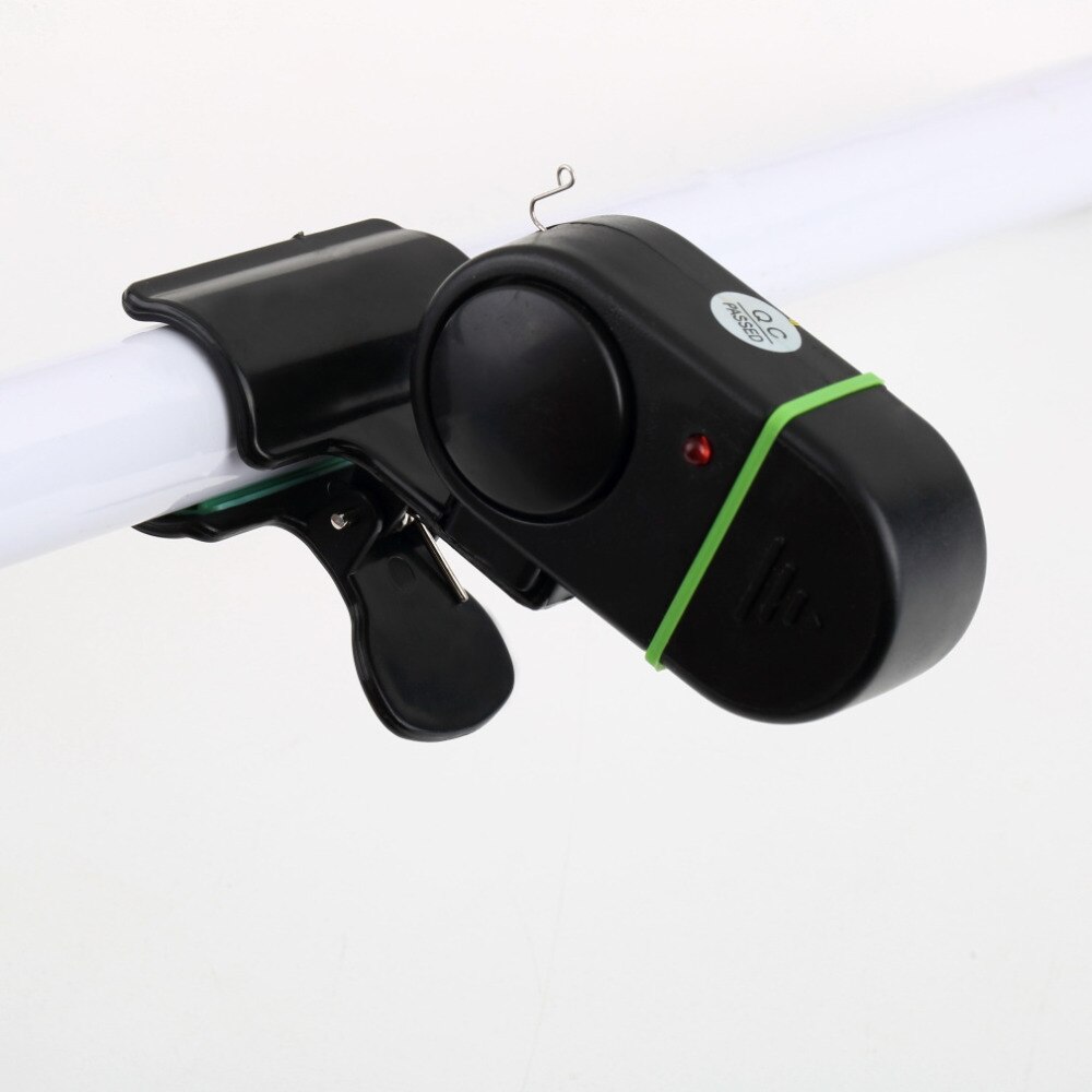 Electronic Bite Fish Alarm Bell Fishing Rod Pole W/ LED Light Sound-light Alarm Device Portable and Easily Installed