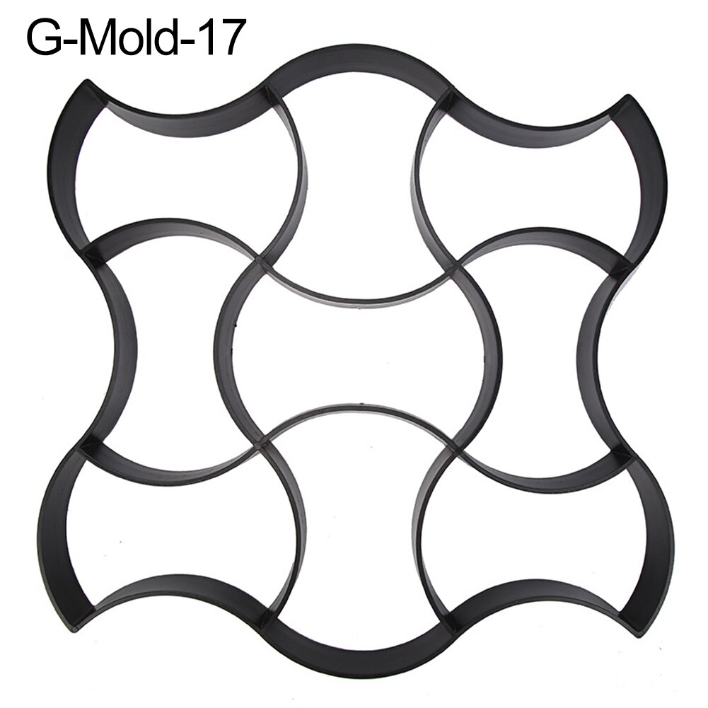 Hage diy plast sti maker fortau modell betong stepping stein sement form murstein beste pris: G
