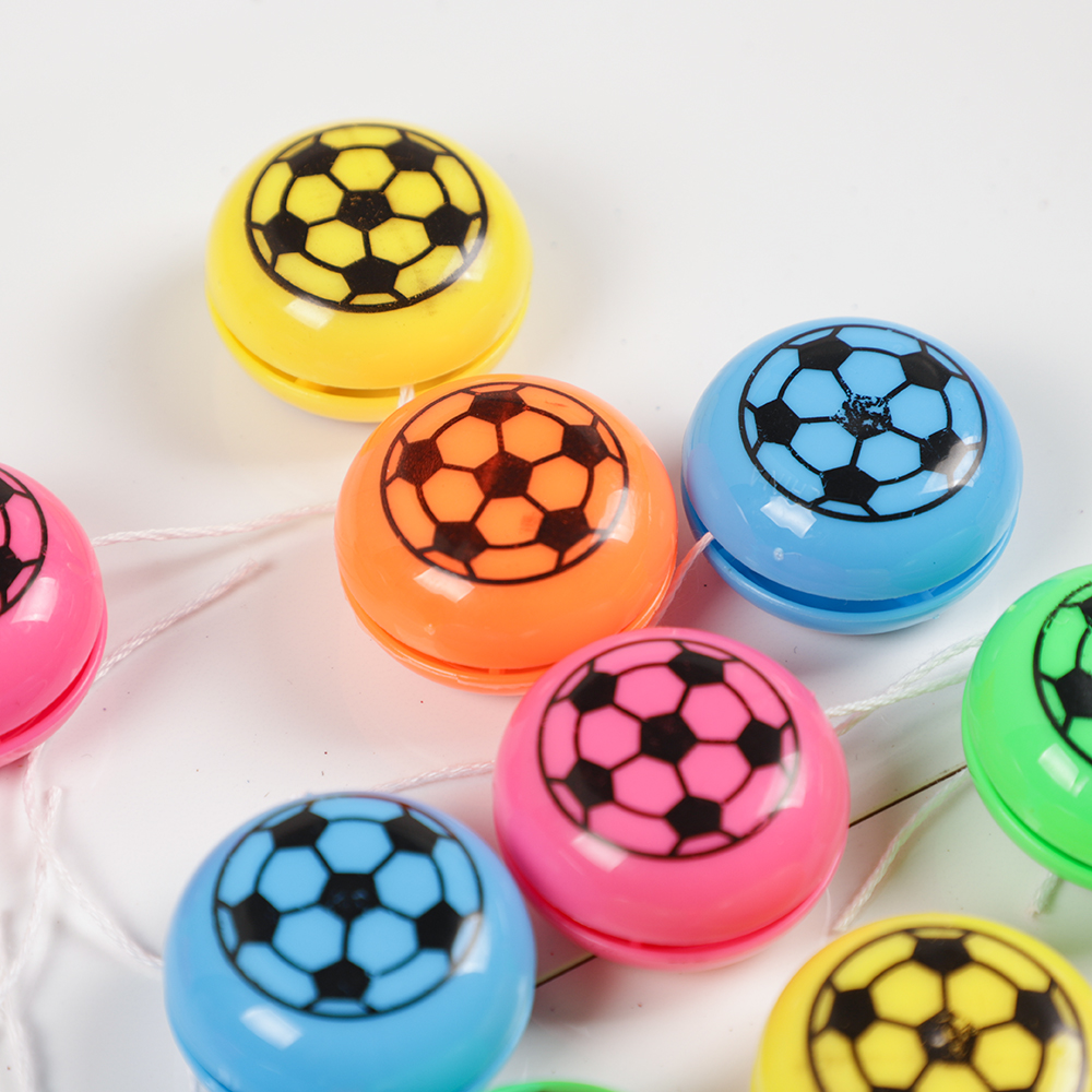 Mini ballons de Football Yoyo en plastique, Gadgets amusants, jouets intéressants pour enfants, de fête d'anniversaire, remplissage Pinata, prix scolaires, 10 pièces