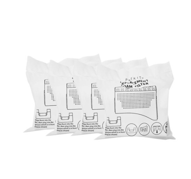 Xiaomi PETKIT Pet Cat Intelligent Automatic Recycling Drinking Machine Automatic Water Drinker Hydration Drinking For Cats Dogs: 4Pack Filter Cotton