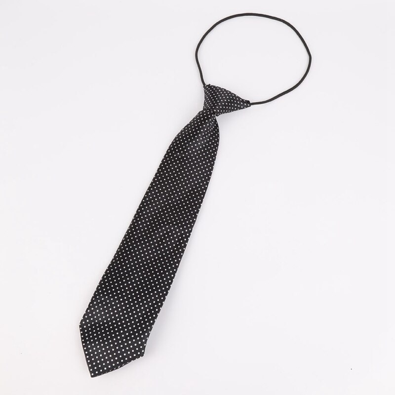 3 piezas Casual niños \'s Polka Dot banda elástica y estudiantes pajarita y corbata Kit accesorios ropa para chico
