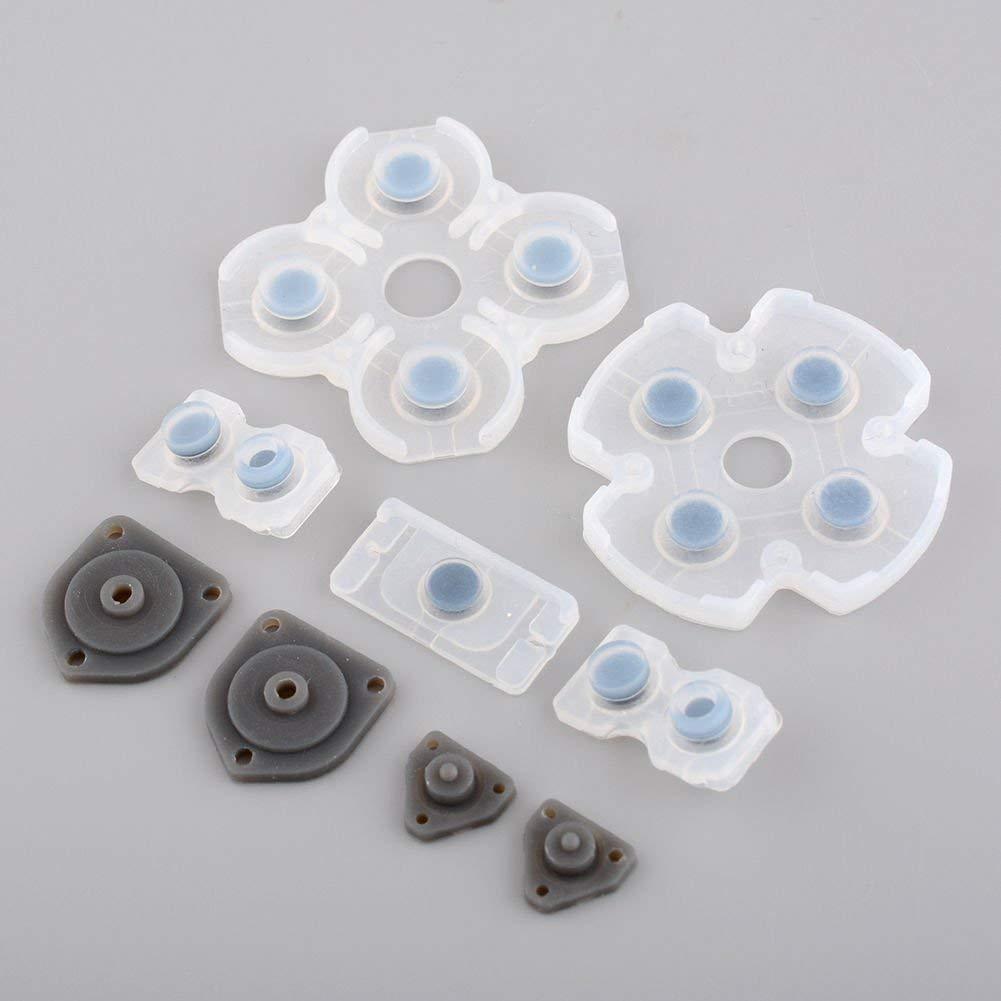 Original ægte erstatnings silikone gamepad ledende pude til  ps4 controller reparationsdele controller knapper kontakt gummi