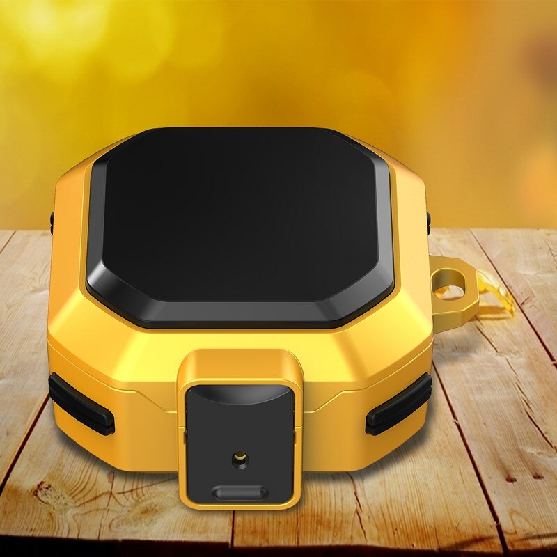 Pokrowiec na zbroję do Samsung Galaxy Buds Live/Pro/2 Case bezpieczny zamek projekt matowy pokrowiec na całe ciało Protector do Samsung Buds 2 etui: Yellow / for Buds Live