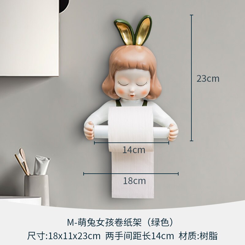 Northern wind astronauts paper holder toilet roll holder cartoon wall hung toilet tissue box to receive: S