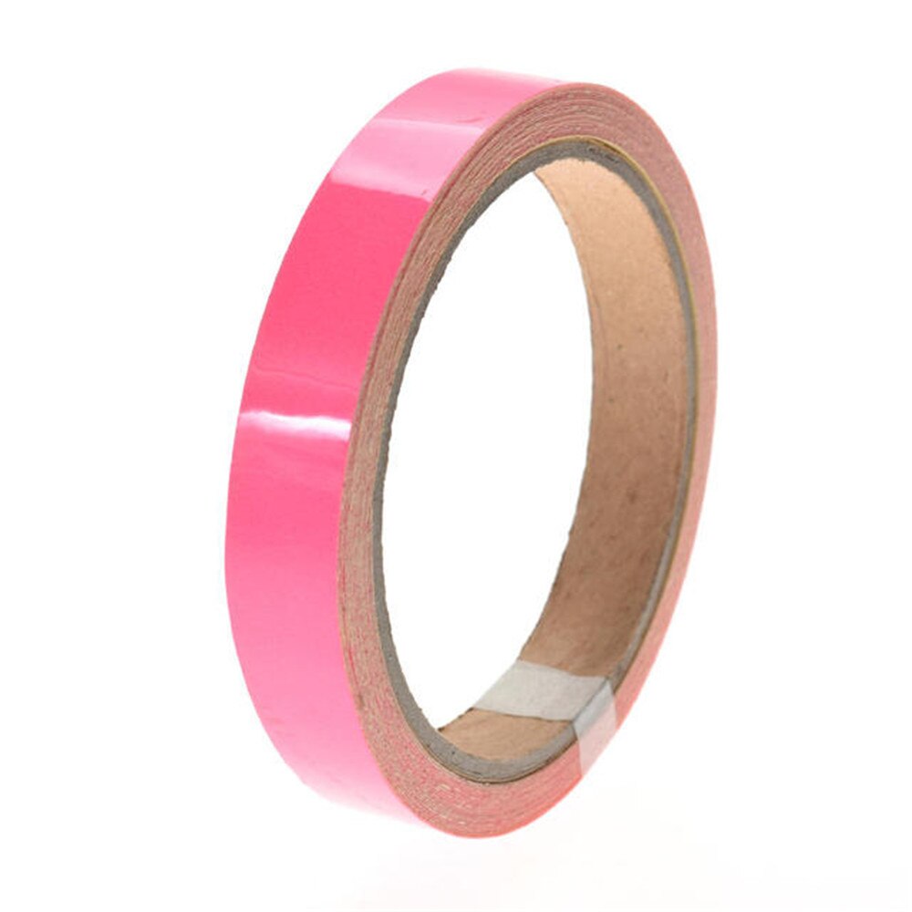 3m/roll Green Luminous Tape Self-adhesive Glow In The Dark Safety Stage Striking Warning Tape Luminous Warning Tape Home Sticker: Pink-width20mm