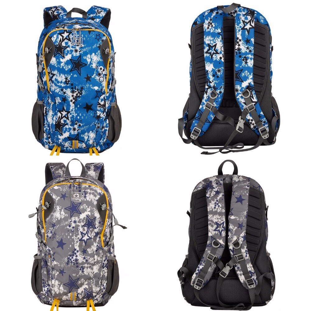 SINPAID, nueva mochila de viaje a prueba de agua a la para hombres y mujeres, bolsa de viaje multifuncional con patrón de estrella para chicas adolescentes