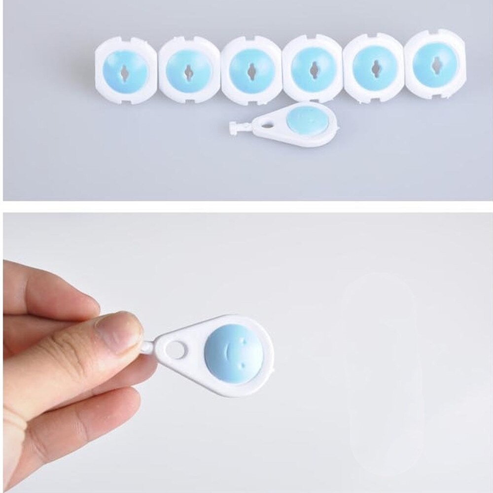 Bescherming 6 Pcs Russische Eu Europese Euro Security Kind Elektrische Stopcontact Plug Twee Fase Safe Lock Cover Baby Kids veiligheid