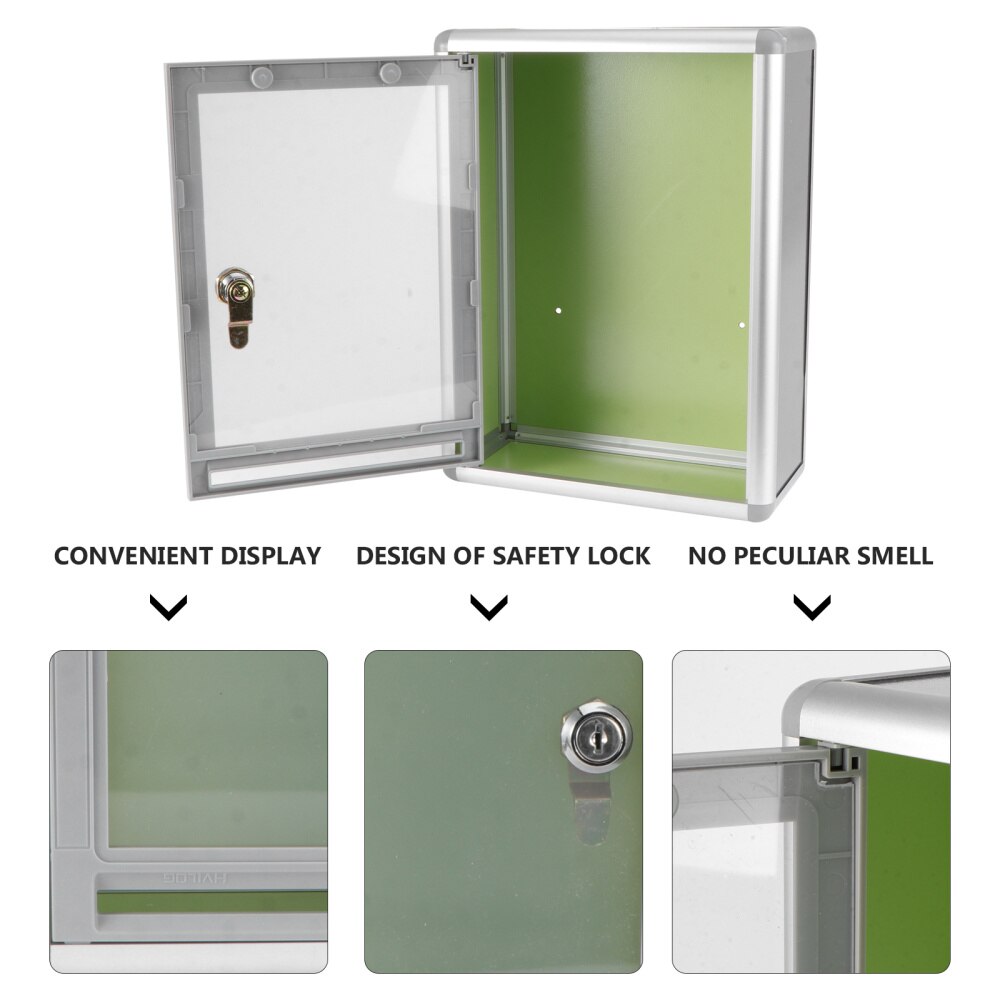 1 Set of Wall-mounted Letter Box Mailbox Convenient Complaint Suggestion Box