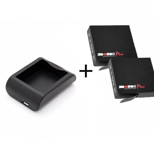 TUYU SOOCOO – chargeur de batterie S300/S200, Original, haute capacité, 4.53V, accessoires pour caméra d&#39;action: battery-2 charger
