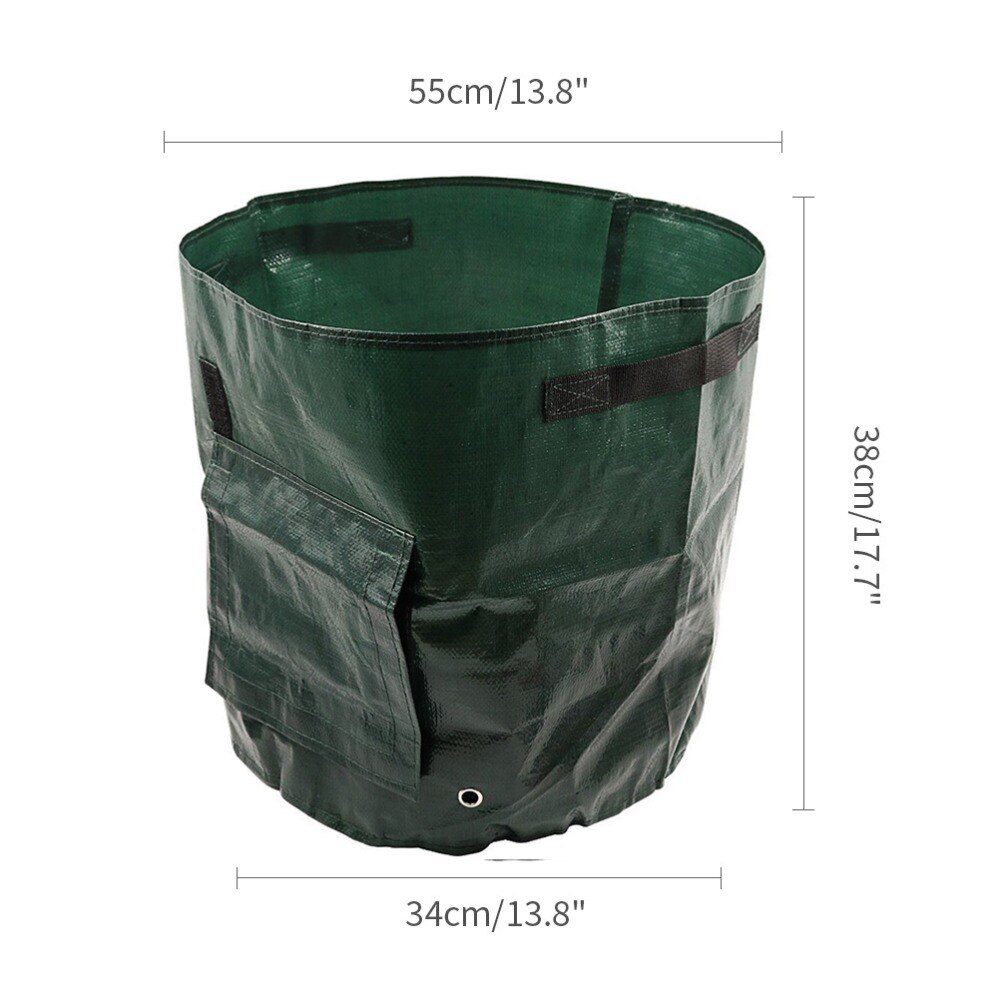 DIY Potato Grow Planter PE Doek Planten Container Bag Plantaardige tuinieren jardineria Dikker Tuin Pot Planten Grow Bag