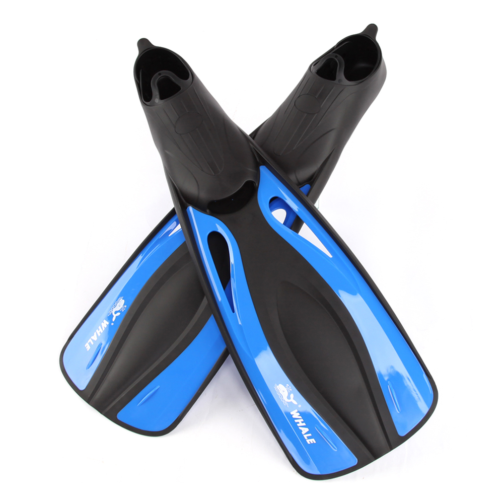 Whale Adult Flexible Comfort Swimming Fins Submersible Long Swimming Snorkeling Foot Profession Diving Flippers Water Sports