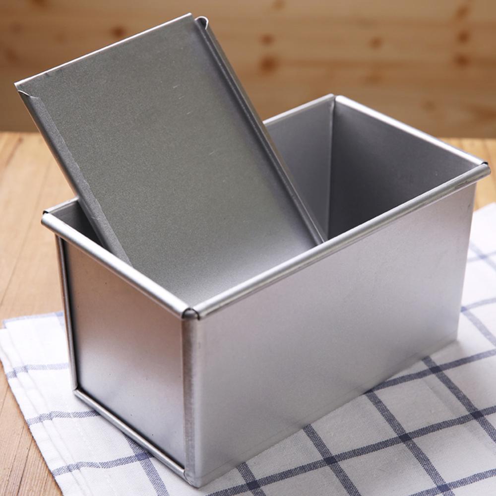 Maker Toast Pan Tray Loaf Bread With Cover Useful Carbon Cake Lid Steel Mold Heavy Practical