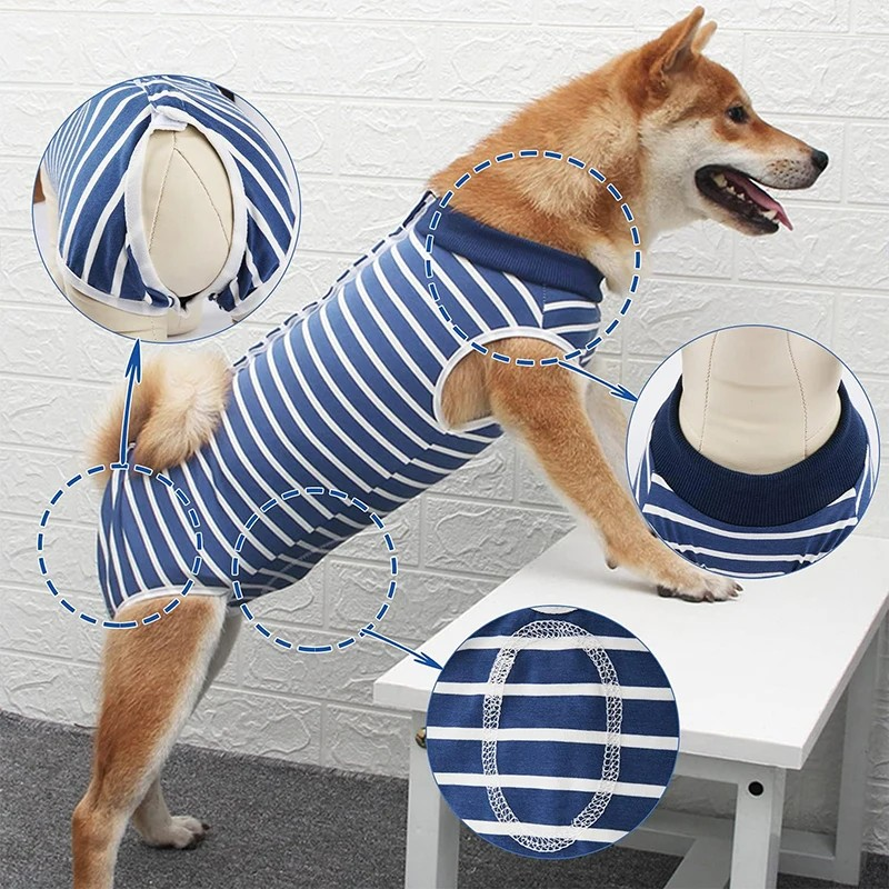 Surgery Recovery Suit Anti Licking Wounds Pet Care Clothes After Surgery Clothes Pet Supplies For Dog Pet Accessories WWO66