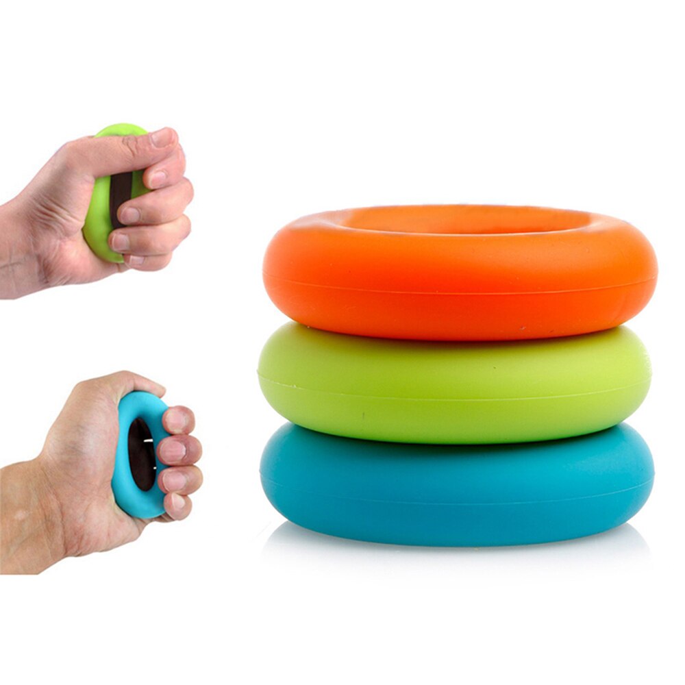 Hand Grip Vinger Pow Trainer Massief Siliconen Rubber Ring Hand Expander Uitoefenaar Vingers Grijper Powerball Hand Exerciser Grip