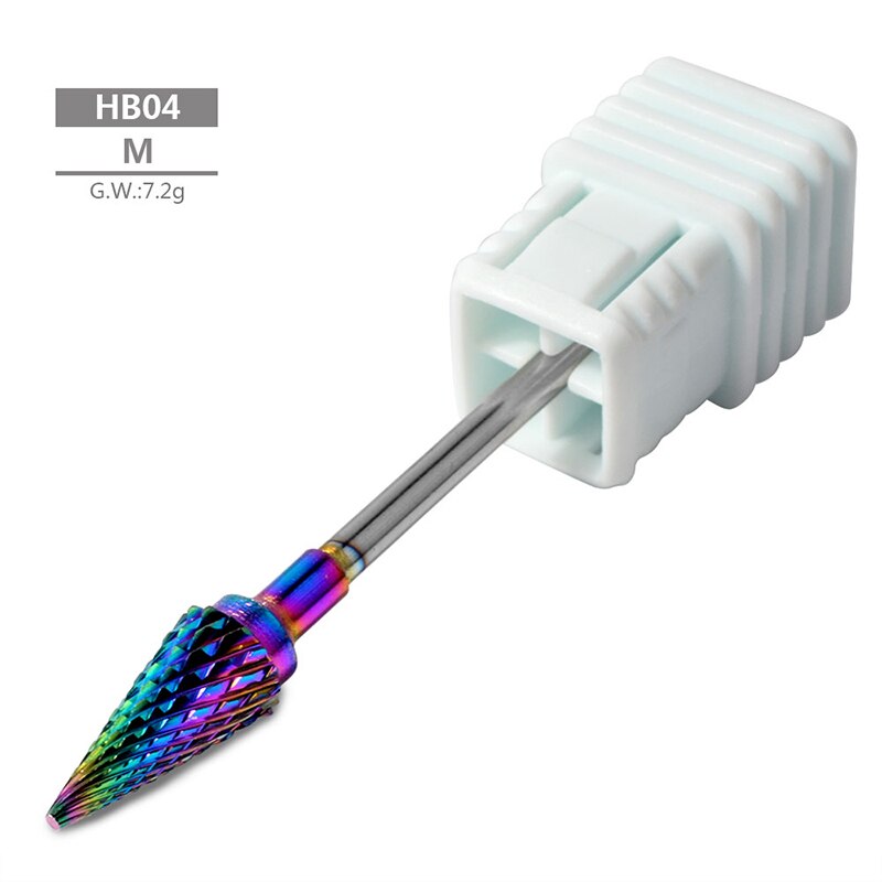 Lijadora de puntas de carburo de tungsteno para uñas, Lima eléctrica para uñas, limas y pedicura, accesorios para uñas, limas: HB04
