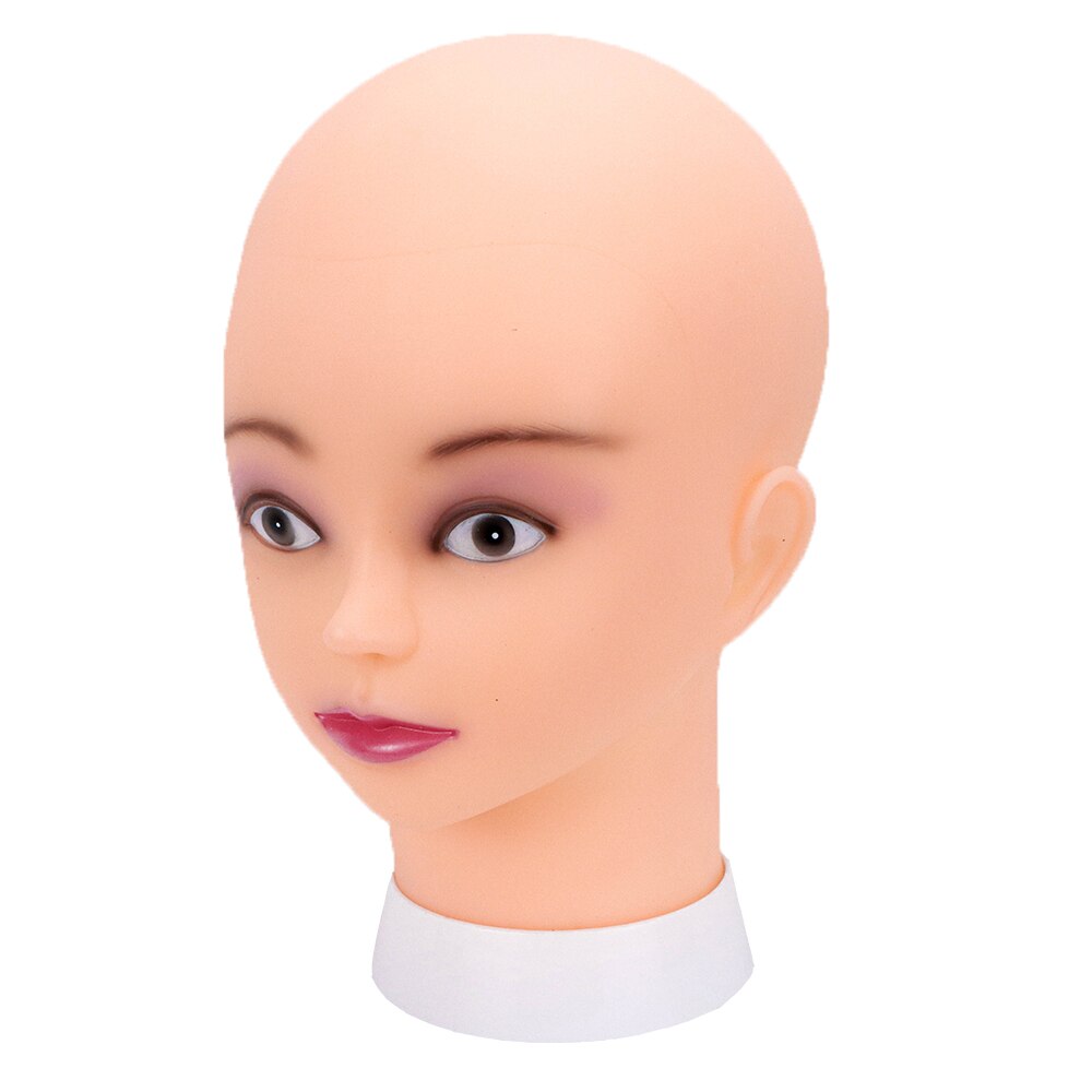 Tête de Mannequin chauve pour femme, sans cheveux, pour la coiffure, la fabrication et l&#39;affichage des perruques, avec support,: Head A