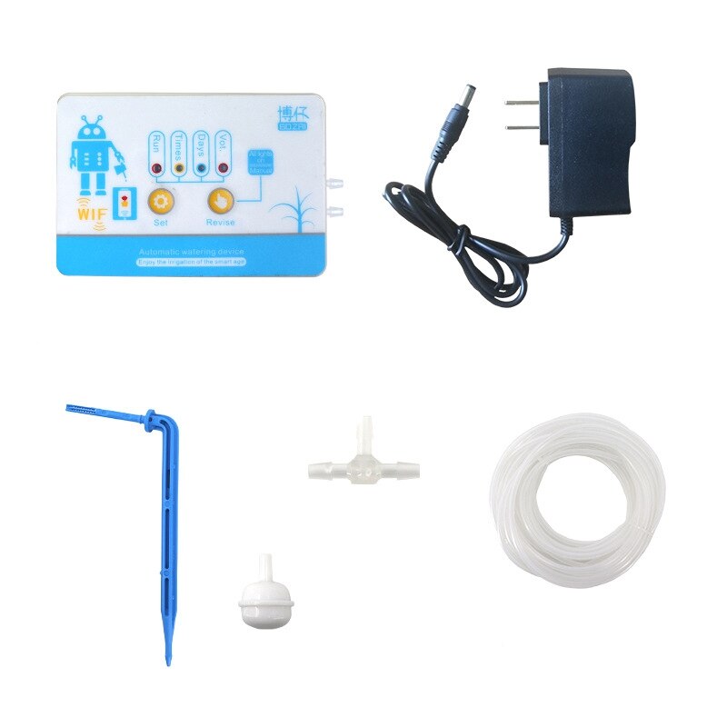 Mobile Phone Remote WIFI Control Watering Device Intelligent Auto Drip Irrigation System Garden Plant Water Pump Timer US Plug: Default Title
