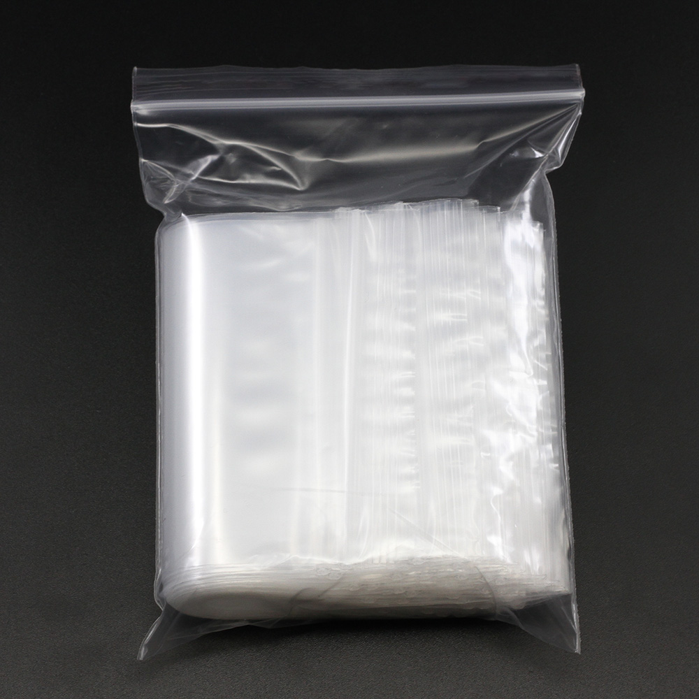 30-100 Pz/pacco 4*6/5*7/6*8/7*10 cm di Spessore Sacchetti di Plastica Poly Trasparente Imballaggio Dei Monili Blocco Zip Richiudibile Per Il Creazione di Gioielli FAI DA TE