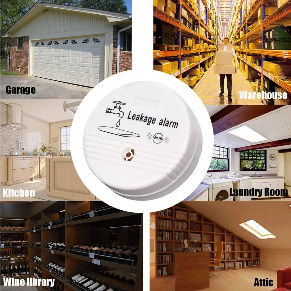 Water Leakage Alarm Smart Home Water Leak Sensor Wireless Flood Detector Water Leak Alert Water Level Overflow Alarm