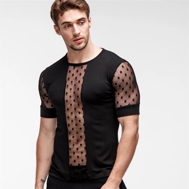 street innovative slim man T-shirt, beach T-shirt, sports casual T-shirt, light and breathable T-shirt shirt man