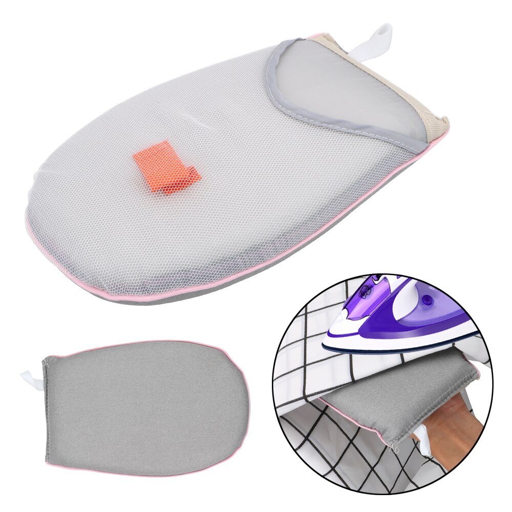 Heat Resistant Glove Hand-Held Mini Ironing Pad Sleeve Ironing Board For Clothes Garment Steamer Iron Table Rack