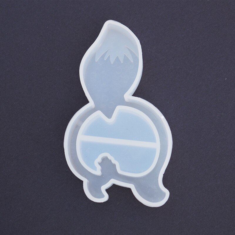 Kawaii Resin Shaker Making Craft Shaker Molds Quicksand Animal butt cat fox panda Epoxy Resin Molds Silicone Mold Pendant Tools