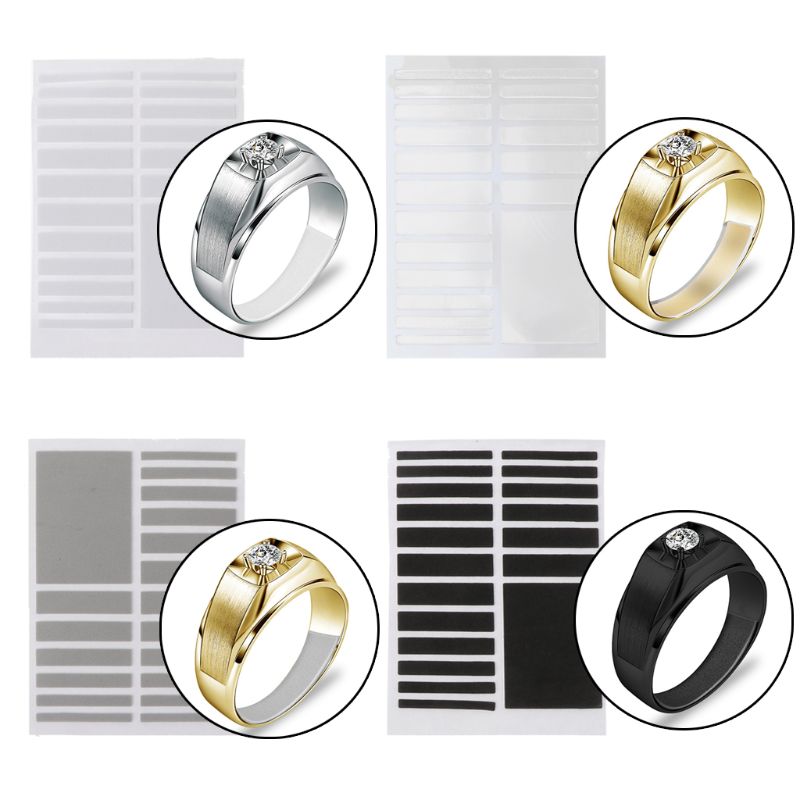 Invisible Ring Size Adjuster for Loose Rings 6 Sizes Jewelry Guard Spacer Fitter