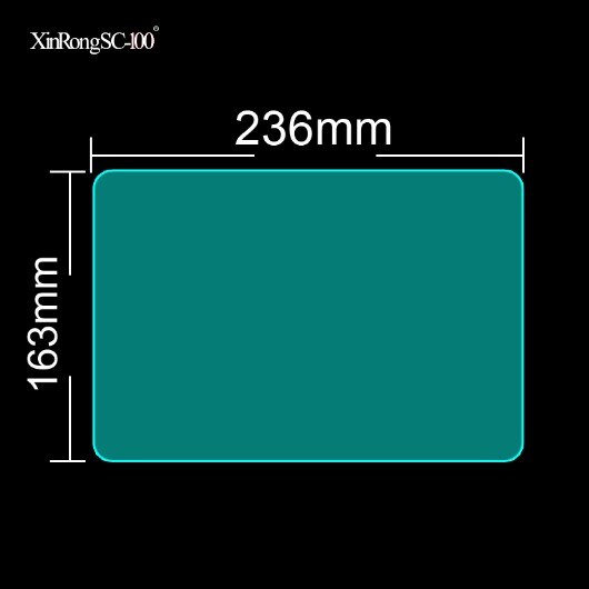 For 11.6 10.1 10.0 10 9.6 9.0 8.0 7.85 7.0 inch Android tablet Tempered Glass Screen Protective Film Universal Size: 235*165mm: 6