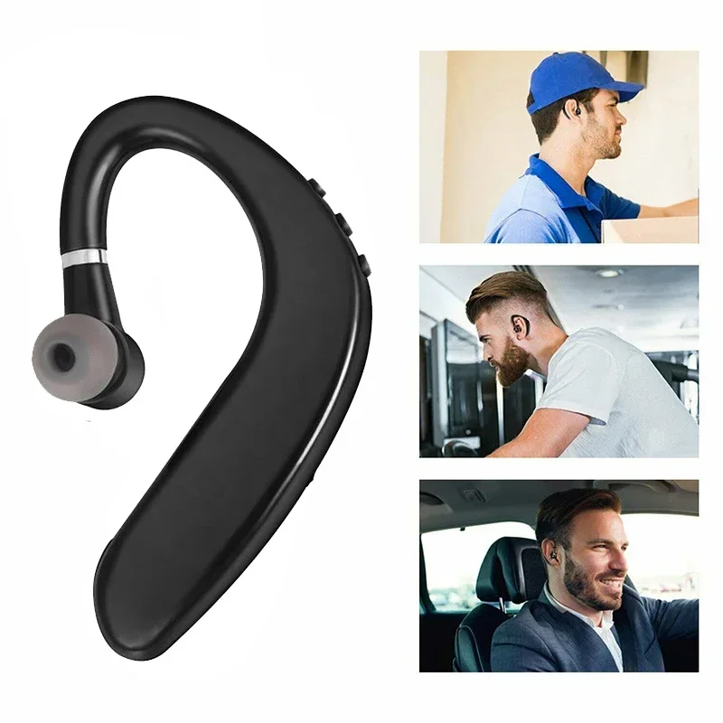 S109 Bezprzewodowe słuchawki Bluetooth 5.0 Uniwersalne słuchawki sportowe Biznesowy zestaw słuchawkowy z jednym uchem Słuchawki głośnomówiące z mikrofonem