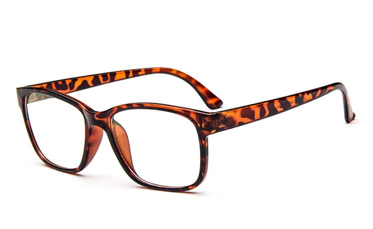 Oversize Nerd Computer Google Eyewear Frames Male Eyeglasses Optical Frame Clear Lens Oculos De Grau Masculino Glass Frame 2297: Leopard