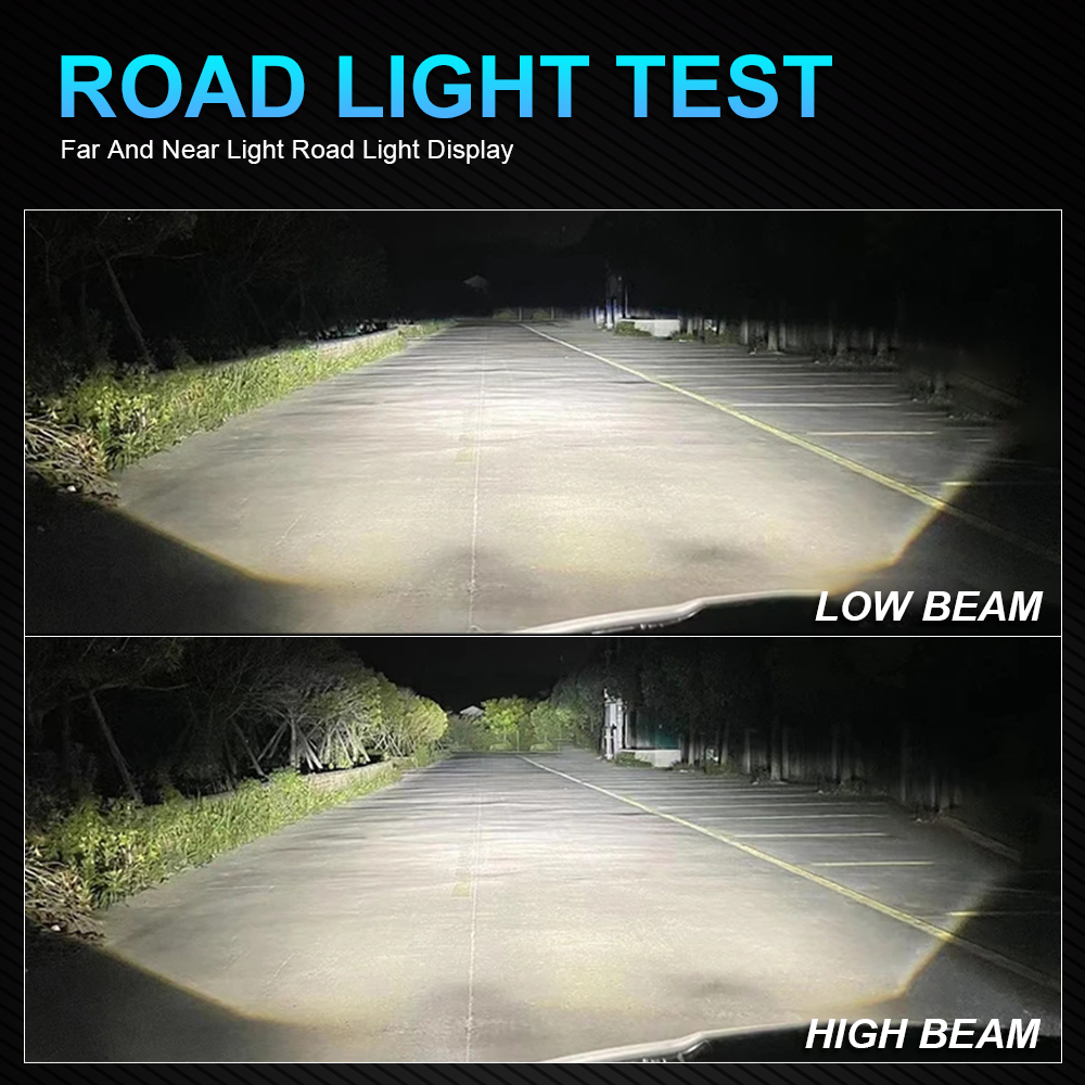NLpearl 3,0 pulgadas Bi LED lente de proyector de coche faros Halo luces para H4 H7 9005 9006 100W 30000LM retroiluminación de haz alto y bajo Biled