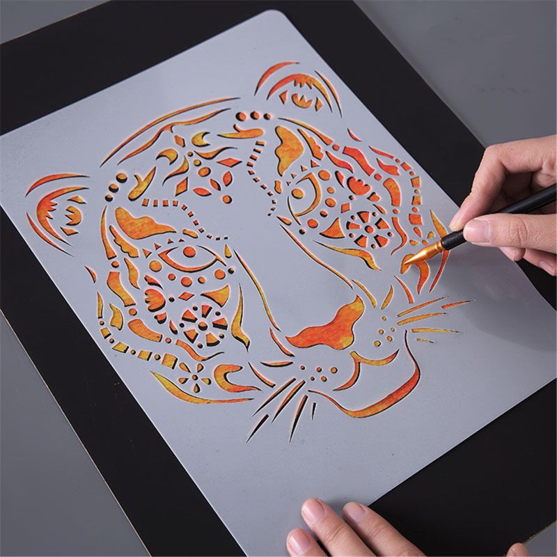 Hand Drawing Stencil Tools Kids Toy DIY Photo Novelty Educational Toy Various Styles Art Supplies Toy For Children