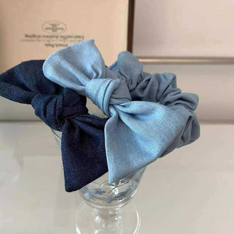 AISHG-coleteros coreanos con lazo para el pelo para mujer, cinta larga elástica para el pelo, lazos para cola de caballo, accesorios para el cabello para niña