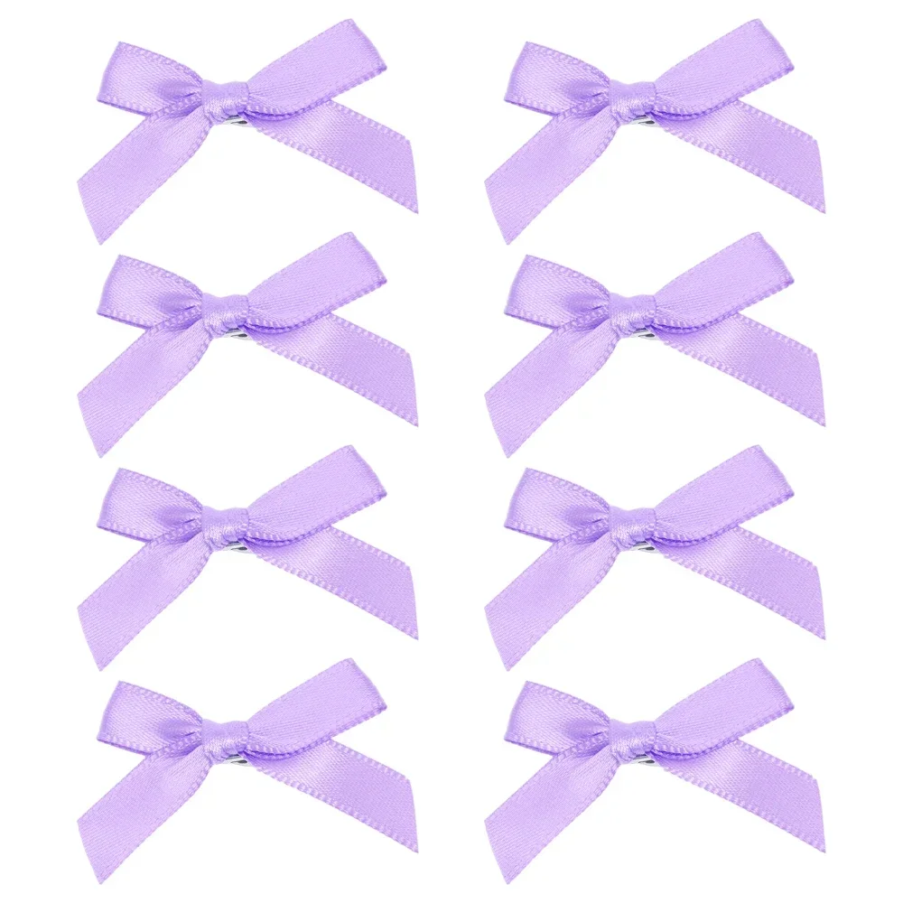 40 Uds. Horquilla pequeña con lazo para niñas, horquillas con flequillo a la , Y2K, Mini lazos dulces, pinza para el pelo, accesorios para el cabello: XXS / Azul cielo
