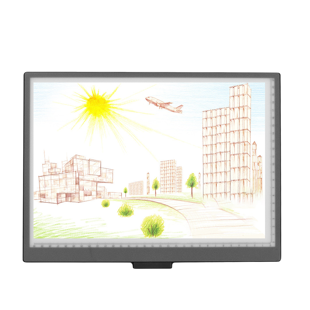 A4 Light Box LED Art craft Tracing Light 10 Level Adjustable Brightness Step-less Dimming Eye-protecting Pad USB Powered
