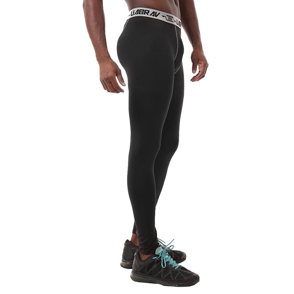 Homem de Secagem Rápida Calças Esportivas de Basquete Collants Execução Calças de Compressão Altamente Elástica Calças de Fitness Musculação Crossfit