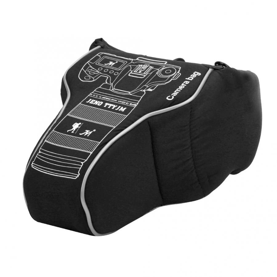 Mochila dslr utendørs nylon vanntett antikollisjonspose til slrs teleobjektiv speilfri kamera sekk appareil foto: S