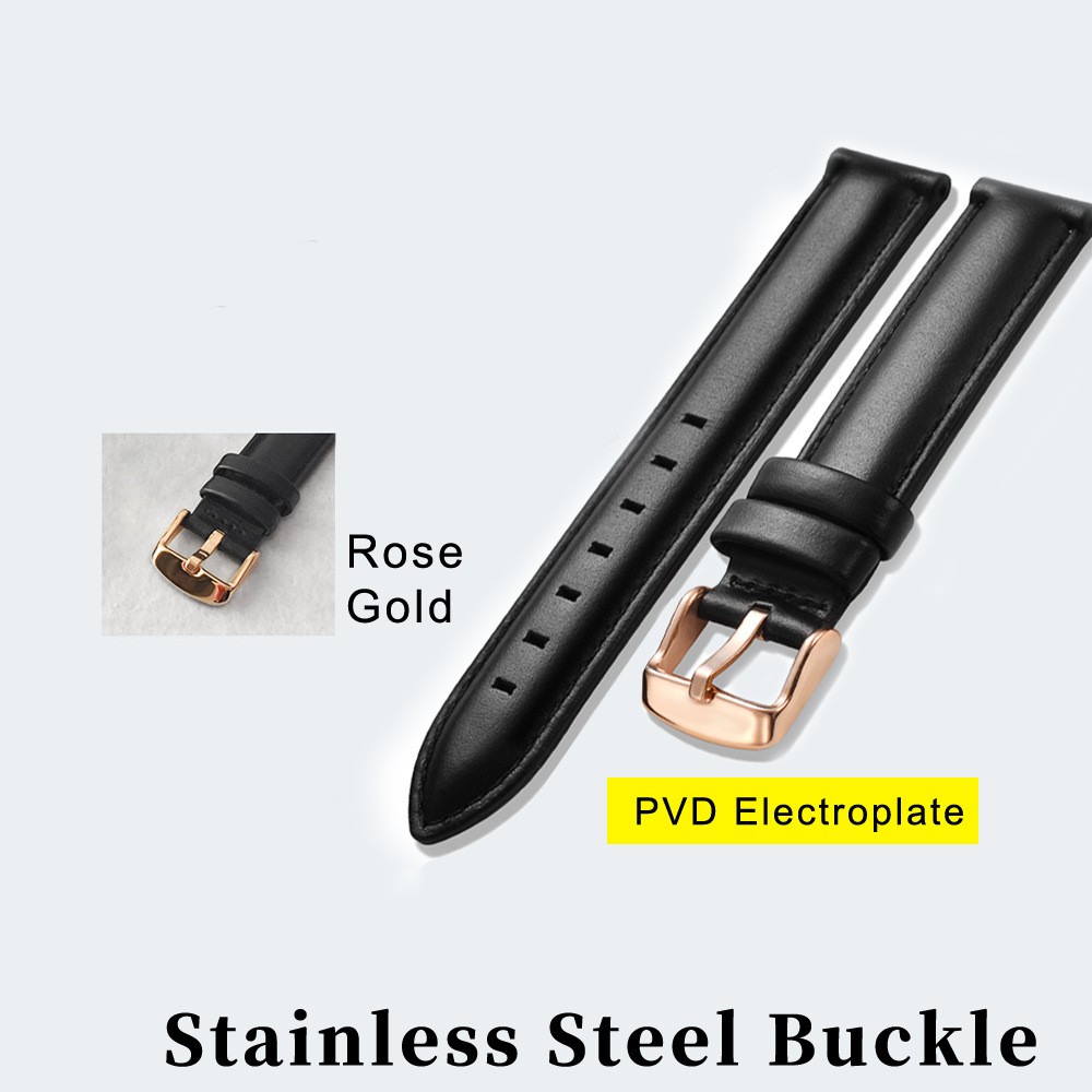 14mm 16mm 18mm 20mm 22mm Lederen Horlogeband Roestvrij Stalen Pin Gesp Universele horlogeband Accessoires met Gereedschap