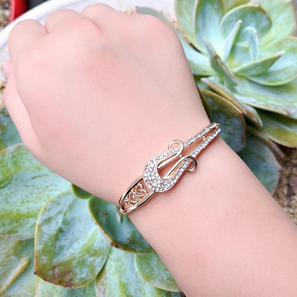 Brazalete Sunspicems Marruecos, pulsera fina para mujer, brazalete de cristal árabe, pulsera con lazo, Color dorado de 18 quilates, joyería de novia de Dubái