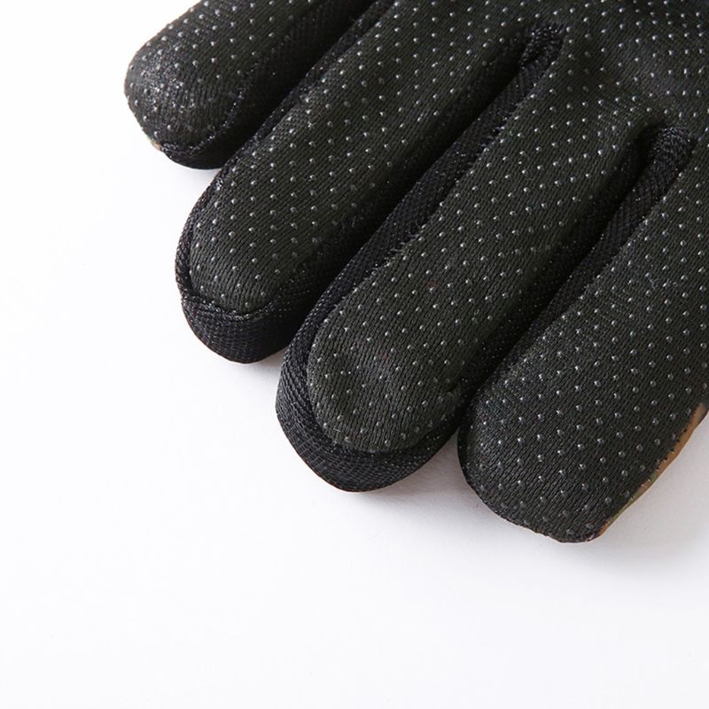 Waterdichte thermische handschoenen voor heren in de winter, dikke pluche voering, camouflageprint, antislip handpalm, verstelbare sneeuwski-wanten