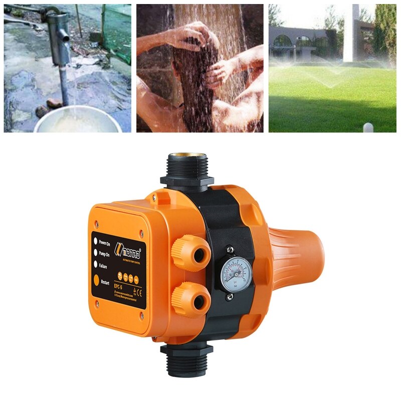 10A 220V-240VAC IP65 Waterproof Adjustable Auto Water Pump Pressure Controller