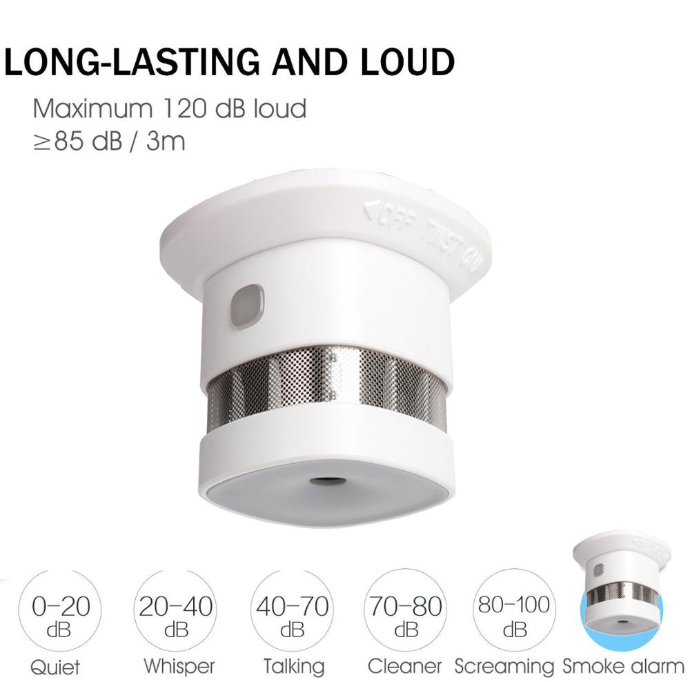 HEIMAN Wireless Zigbee Smart Anti-fire Alarm Smoke Sensor Smart Home Sensors 2.4GHz High sensitivity Bulit In Battery