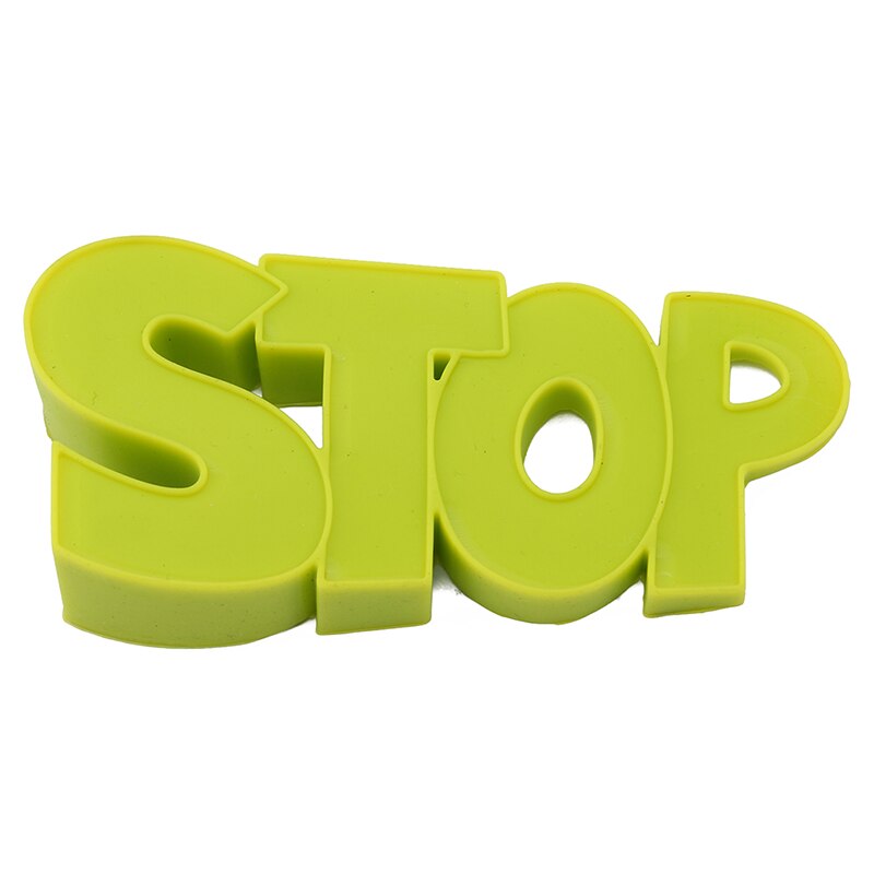 Tecknad stopp 1 st söta tecknade bokstäver stopp stil dörrpropp silikon dörrstoppsäkerhet för baby heminredning