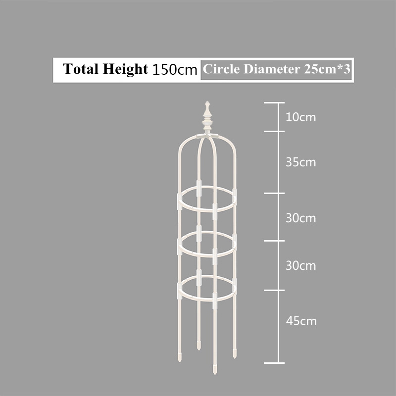 Metal Plant Climbing Frame, Outdoor Flower Stand, Trellis DIY, Tomato Vegetable Vines Plants Potted Support, Home Garden Decor