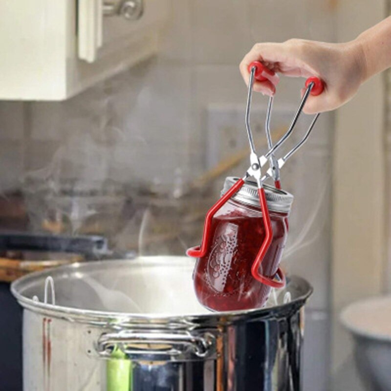 Stainless Steel Canning Jar Rack Canner Rack Canning Rack Canning Tongs for Regular Mouth(Jars Not Included)