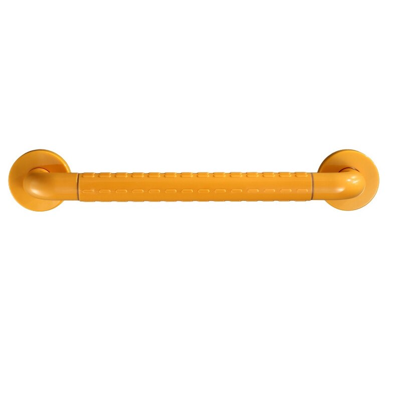 Pasamanos de ducha montado en la pared para baño, barra de agarre de seguridad para inodoro, soporte antideslizante, mango de agarre de bañera de acero inoxidable, toallero: Yellow / 30 cm
