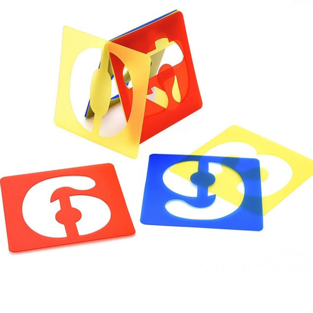 26 Capital Letter Number Scrapbooking Notebook Stencil Child Beginning Student Learning Handwriting Practice Painting Template