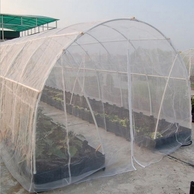 Landbrugsinsektnet, havearbejde, fysisk insektbekæmpelse af økologiske grøntsager , 60 masker , 2 meter brede