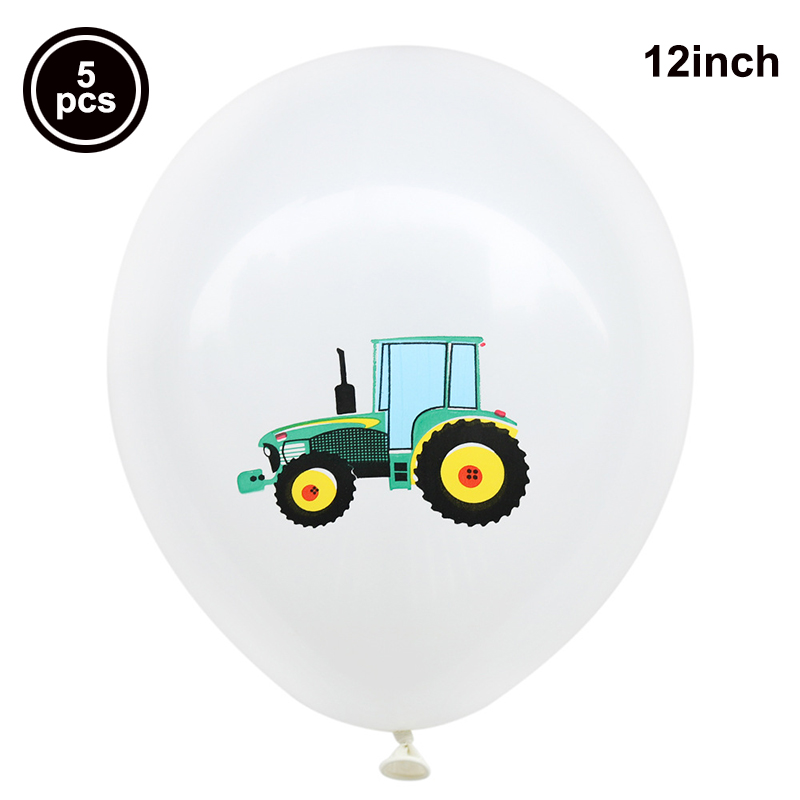 Tracteur gâteau Topper vert véhicule de ferme voitures joyeux anniversaire gâteau Topper enfants ferme tracteur thème fête tracteur gâteau décorations