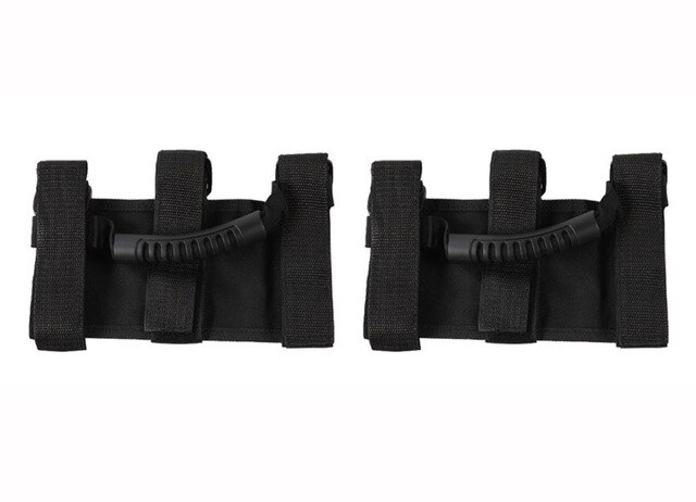 Roll Bar Grab Handles Roll Bar Grab Handles For Jeep Wrangler YJ TJ JK CJ Car 4x4 4WD Bar handles: 2pcs black